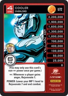 Cooler - Overlord - Panini: Vengeance - Dragon Ball Z TCG card