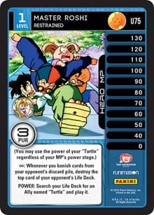 Master Roshi - Restrained - Panini: Vengeance - Dragon Ball Z TCG card