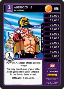 Android 13 - Powerful - Panini: Vengeance - Dragon Ball Z TCG card