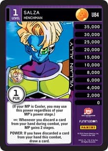 Salza - Henchman - Panini: Vengeance - Dragon Ball Z TCG card