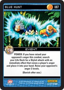 Blue Hunt - Panini: Vengeance - Dragon Ball Z TCG card