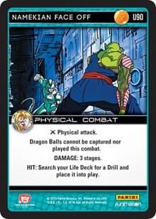 Namekian Face Off - Panini: Vengeance - Dragon Ball Z TCG card