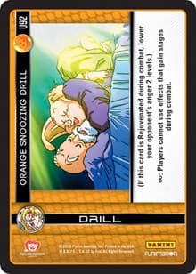 Orange Snoozing Drill - Panini: Vengeance - Dragon Ball Z TCG card