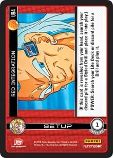 Red Integration - Panini: Vengeance - Dragon Ball Z TCG card
