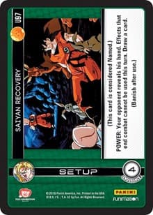 Saiyan Recovery - Panini: Vengeance - Dragon Ball Z TCG card