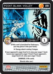 Point-Blank Volley - Panini: Vengeance - Dragon Ball Z TCG card