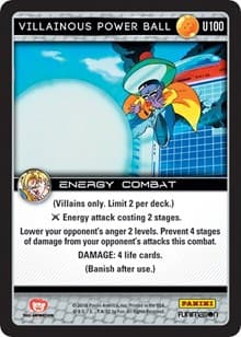 Villainous Power Ball - Panini: Vengeance - Dragon Ball Z TCG card