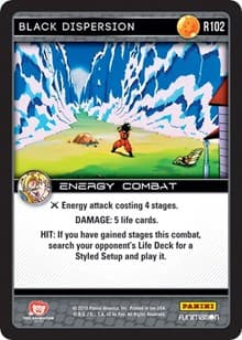 Black Dispersion - Panini: Vengeance - Dragon Ball Z TCG card