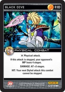 Black Dive - Panini: Vengeance - Dragon Ball Z TCG card