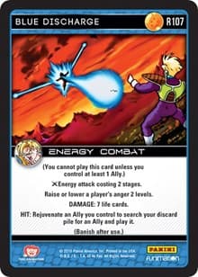 Blue Discharge - Panini: Vengeance - Dragon Ball Z TCG card