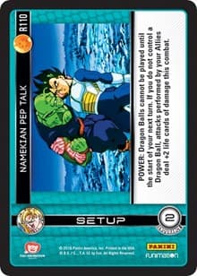 Namekian Pep Talk - Panini: Vengeance - Dragon Ball Z TCG card