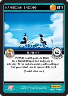 Namekian Ending - Panini: Vengeance - Dragon Ball Z TCG card