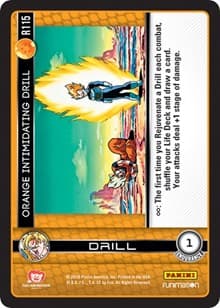Orange Intimidating Drill - Panini: Vengeance - Dragon Ball Z TCG card