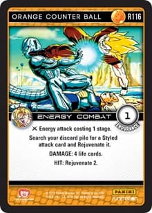 Orange Counter Ball - Panini: Vengeance - Dragon Ball Z TCG card