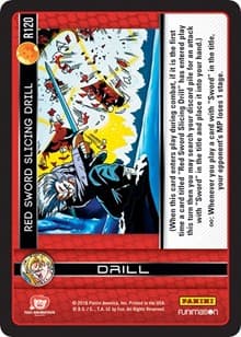 Red Sword Slicing Drill - Panini: Vengeance - Dragon Ball Z TCG card
