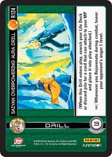 Saiyan Overpowering Aura Drill - Panini: Vengeance - Dragon Ball Z TCG card