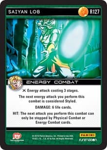 Saiyan Lob - Panini: Vengeance - Dragon Ball Z TCG card