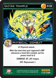 Saiyan Trample - Panini: Vengeance - Dragon Ball Z TCG card