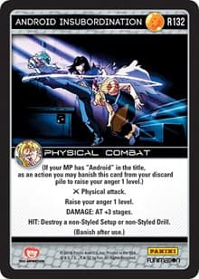 Android Insubordination - Panini: Vengeance - Dragon Ball Z TCG card
