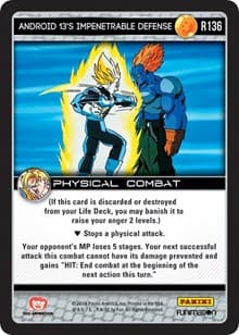 Android 13's Impenetrable Defense - Panini: Vengeance - Dragon Ball Z TCG card