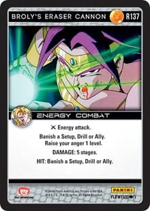 Broly's Eraser Cannon - Panini: Vengeance - Dragon Ball Z TCG card