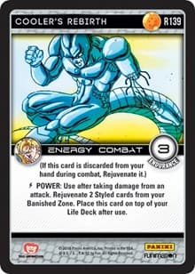 Cooler's Rebirth - Panini: Vengeance - Dragon Ball Z TCG card
