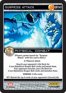 Surprise Attack - Panini: Vengeance - Dragon Ball Z TCG card