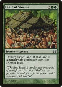 Feast of Worms - Champions of Kamigawa - Magic: The Gathering card