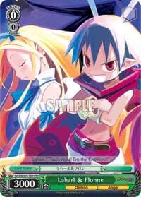Laharl & Flonne - Disgaea - Weiss Schwarz card