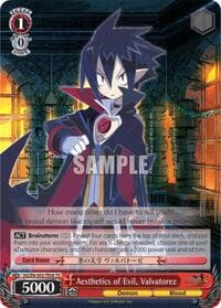 Aesthetics of Evil, Valvatorez - Disgaea - Weiss Schwarz card