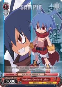 President Overlord Laharl - Disgaea - Weiss Schwarz card