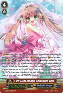 PRISM-Image, Sunshine Vert (SP) - G-CB03: Blessing of Divas - Cardfight Vanguard card