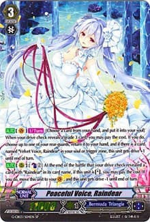 Peaceful Voice, Raindear (SP) - G-CB03: Blessing of Divas - Cardfight Vanguard card