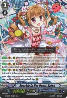 Sparkle in Her Heart, Spica - G-CB03: Blessing of Divas - Cardfight Vanguard card