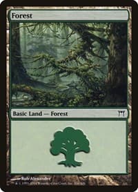 Forest (306) - Champions of Kamigawa - Magic: The Gathering card