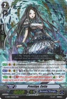 Prestige, Cetia - G-CB03: Blessing of Divas - Cardfight Vanguard card