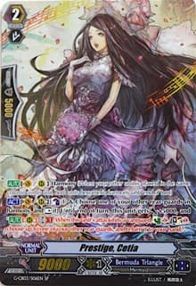 Prestige, Cetia (SP) - G-CB03: Blessing of Divas - Cardfight Vanguard card