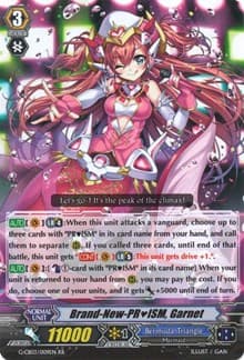Brand-New-PRISM, Garnet - G-CB03: Blessing of Divas - Cardfight Vanguard card