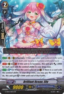 Brilliant Ocean, Elly - G-CB03: Blessing of Divas - Cardfight Vanguard card