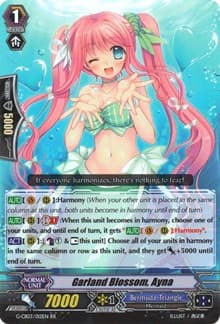 Garland Blossom, Ayna - G-CB03: Blessing of Divas - Cardfight Vanguard card