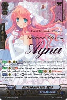 Garland Blossom, Ayna (Wedding SP) - G-CB03: Blessing of Divas - Cardfight Vanguard card