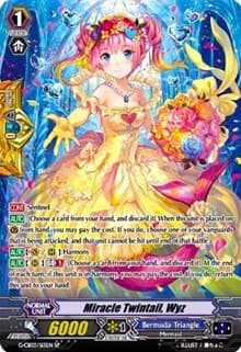 Miracle Twintail, Wyz (SP) - G-CB03: Blessing of Divas - Cardfight Vanguard card