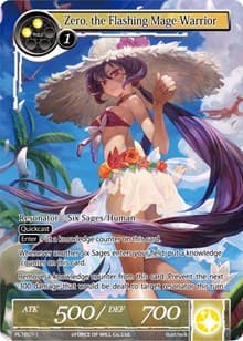 Zero, the Flashing Mage-Warrior - Promo Cards - Force of Will card