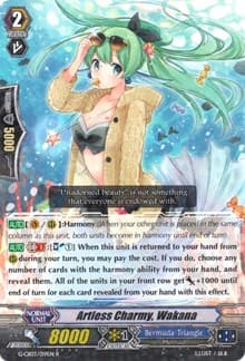 Artless Charmy, Wakana - G-CB03: Blessing of Divas - Cardfight Vanguard card