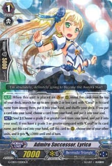 Admire Successor, Lyrica - G-CB03: Blessing of Divas - Cardfight Vanguard card