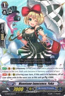 Monotone Innocence, Yuka - G-CB03: Blessing of Divas - Cardfight Vanguard card