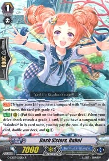 Dash Sisters, Rabel - G-CB03: Blessing of Divas - Cardfight Vanguard card