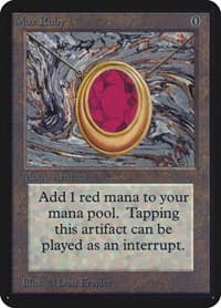 Mox Ruby - Alpha Edition - Magic: The Gathering card