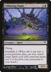 Gibbering Kami - Champions of Kamigawa - Magic: The Gathering card