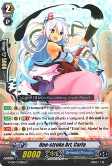 One-stroke Art, Carla - G-CB03: Blessing of Divas - Cardfight Vanguard card
